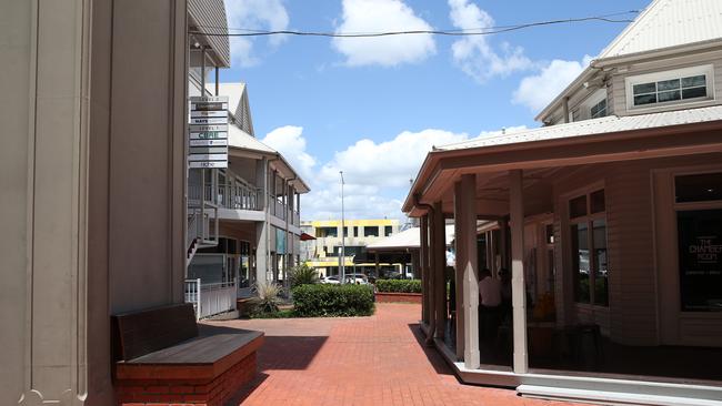 Councillor Rob Pyne has called on Cairns Regional Council to improve shade for pedestrians in the CBD, with some footpaths devoid of awnings or trees, creating oppressive conditions over the summer months. Picture: Brendan Radke