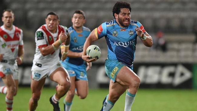 Konrad Hurrell had a strong showing in his first match as a Titan.