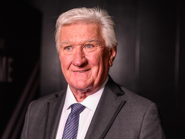 SYDNEY, AUSTRALIA - AUGUST 14:  Ray Warren poses for a portrait after being inducted into the 2019 NRL Hall of Fame at Carriageworks on August 14, 2019 in Sydney, Australia. (Photo by James Gourley/Getty Images)