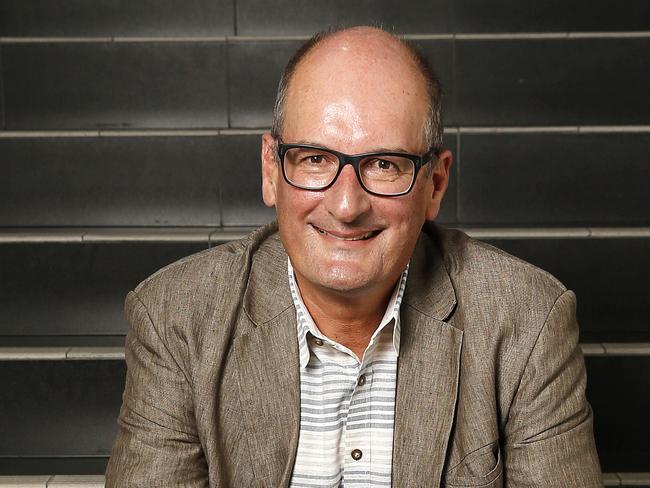 *** HOLD - SEE PIC DESK BEFORE USING*** David Koch from Sunrise posing at the Gabba, Brisbane 17th of January 2019.  This is the Channel 7 Program launch.  (AAP Image/Josh Woning)