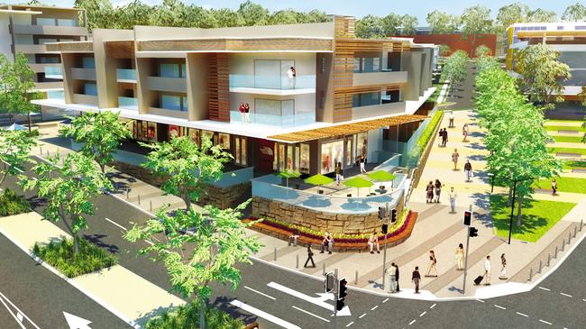 An artist impression of Carseldine Village. Source: Economic Development Queensland