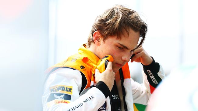 Oscar Piastri is upbeat about his future with McLaren. Picture: Getty Images