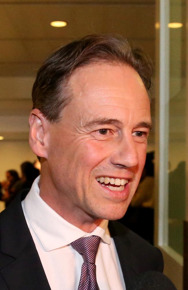 Greg Hunt will stay in the Health portfolio. Picture: Ray Strange