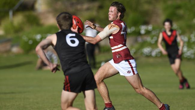 Prince Alfred skipper Luke Pedlar. Picture: Naomi Jellicoe