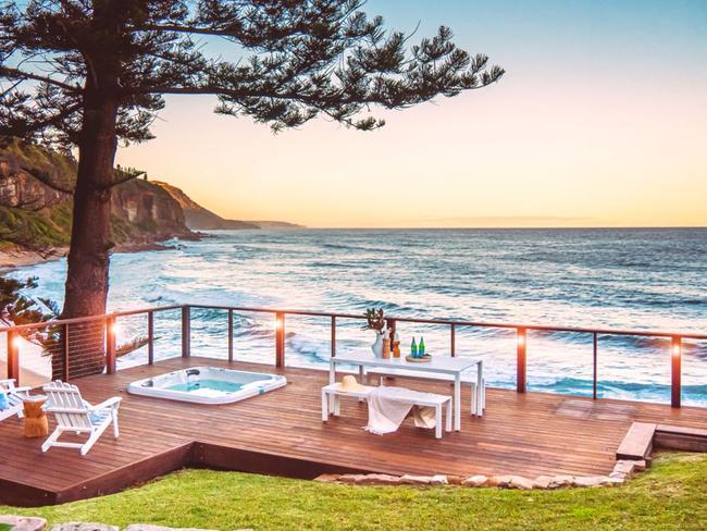 The Coalcliff home has stunning views of the coast.