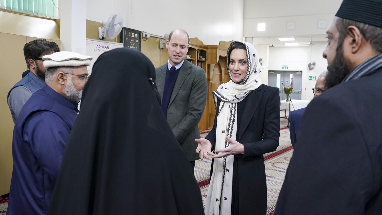 The royals thanked the volunteers for their efforts in helping earthquake victims. Picture: Getty Images