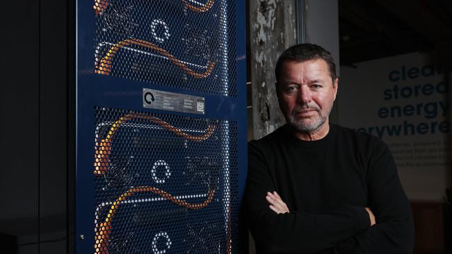 Energy Renaissance CEO Brian Craighead has developed an Australian cyber-secure battery management system with the CSIRO. Pictures: John Feder