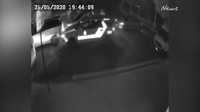 CCTV footage of attempted carjacking