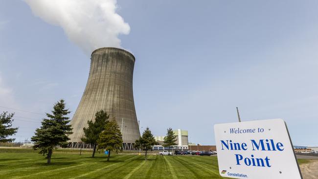 A cooling tower at the Constellation Nine Mile Point Nuclear Station in Scriba, New York, in the United States. Picture: Lauren Petracca/Bloomberg