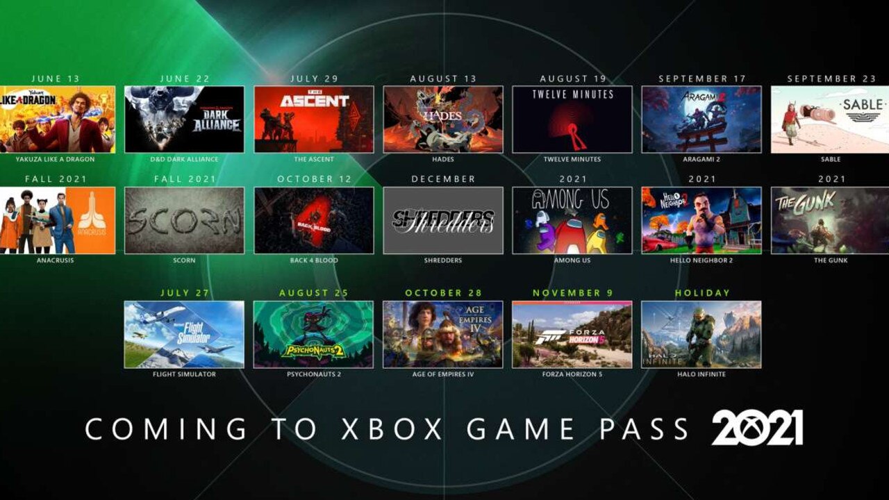 Microsoft has a big line-up of games launching on it Games Pass subscription platform in 2021.