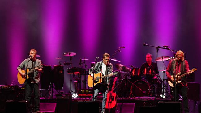 Coming back ... The Eagles performing in Sydney on their last Australian tour. For $1000 you could have this view (however don’t stand up before you’re told or take too many photos).