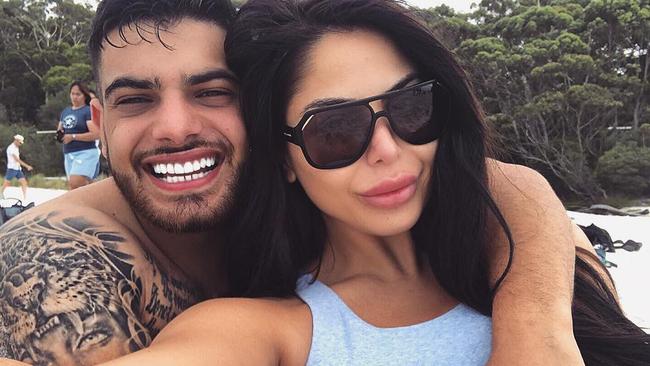 Sam Sayour and Aysha Mehajer married in 2017. Picture: Instagram