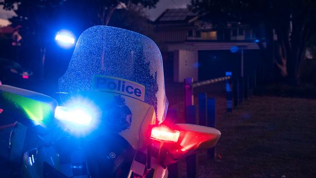 Three people were arrested after being found near the home. Picture: Queensland Police