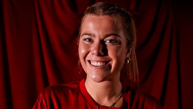 Lara Kirkby is back for a third stint with A-League's Women's club Adelaide United after finishing her college degree in America. Photo: Adelaide United media