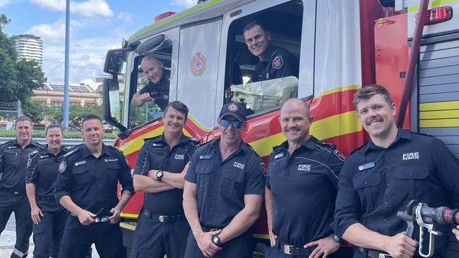 Kemp Place Fire &amp; Rescue Station team. Picture: Danielle Noney