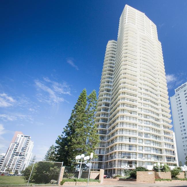 The Imperial Surf building at Surfers Paradise.