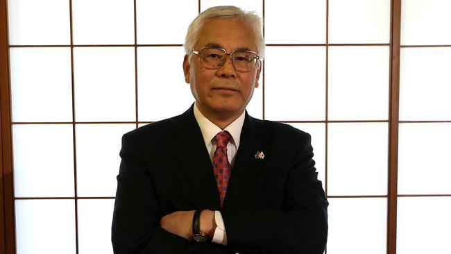 Former Japanese ambassador to Australia Sumio Kusaka. Picture: Kym Smith