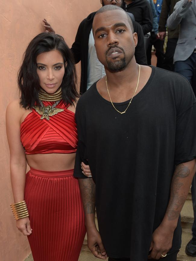 Kim and Kanye partied with a bevy of stars.