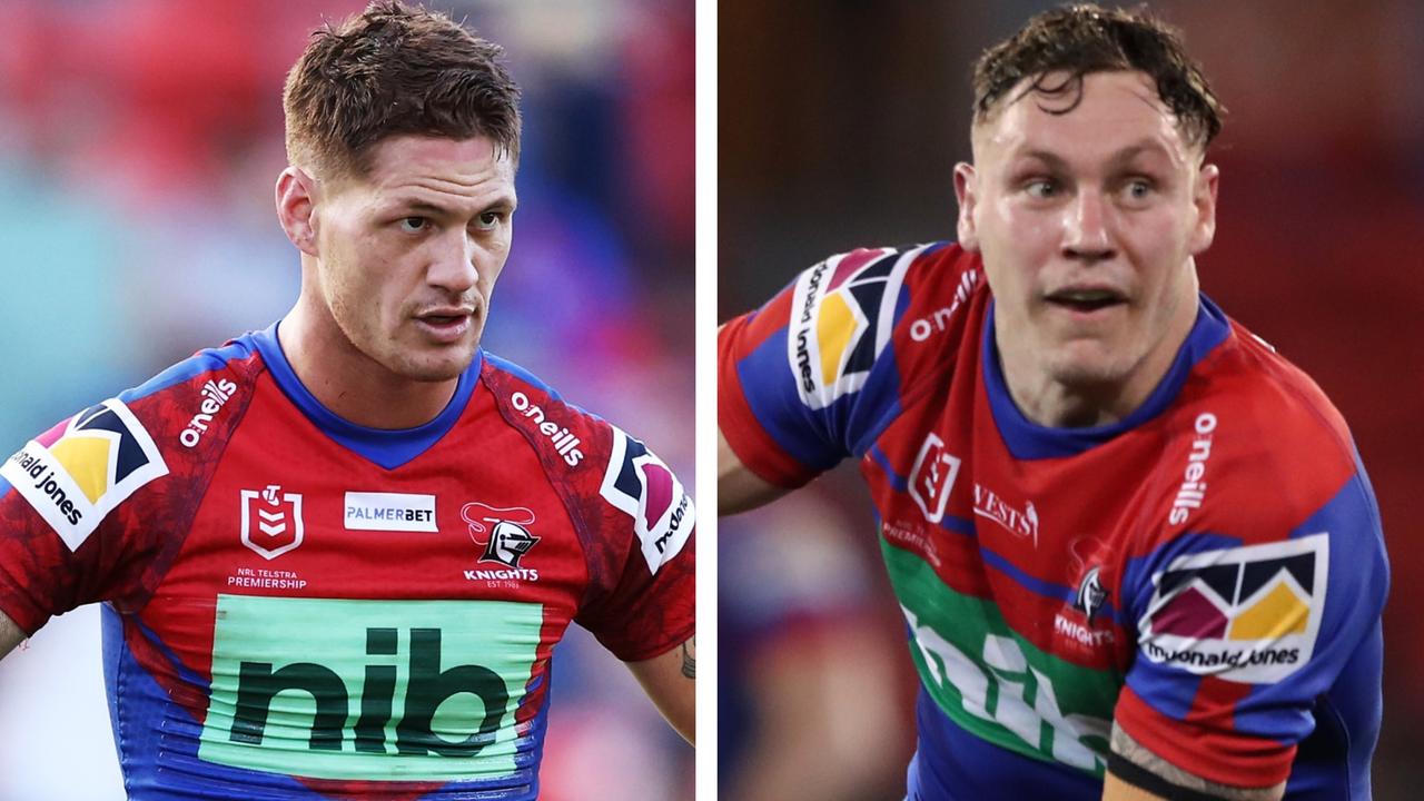 Kalyn Ponga and Kurt Mann.