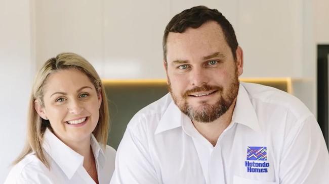 Rachael and Corey Hobbins previously traded as a Hotondo Homes franchise.