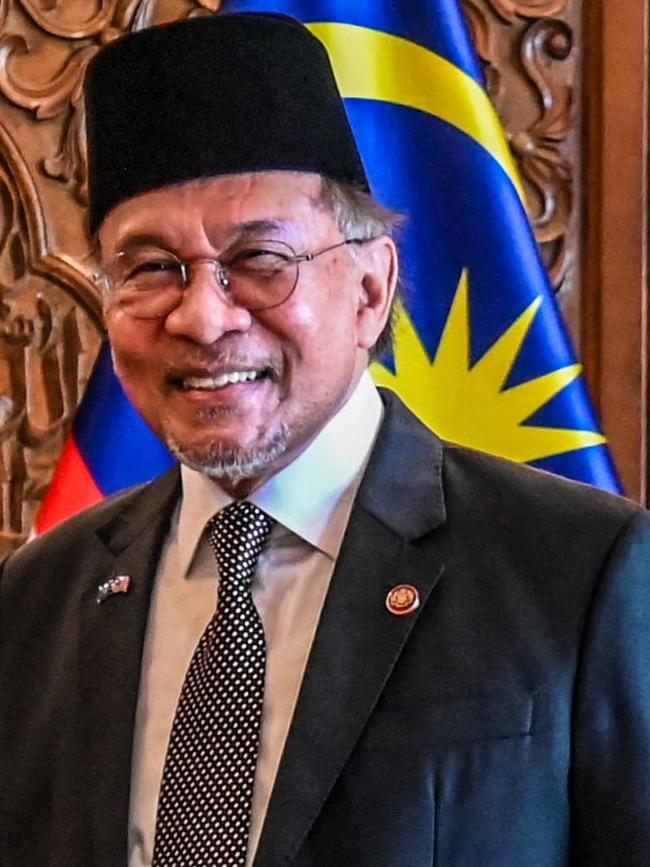 Malaysia's Prime Minister Anwar Ibrahim. Picture: Nazri Rapaai/Malaysia's Department of Information/AFP