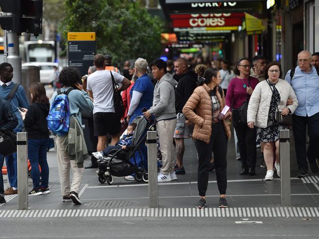 Melbourne could become much hotter with increased high rise buildings. Picture: Nicki Connolly