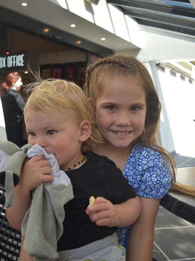 Kenzie Wilkins and Conor Parker at Madagascar A Musical Adventure Jr. presented by Fusion Arts Inc and Ipswich Civic Centre. Photo: Georgie Walker