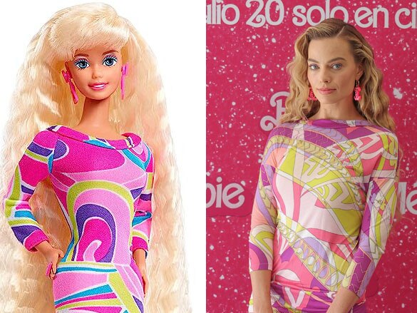 Margot Robbie as Totally Hair 25th Anniversary Barbie.