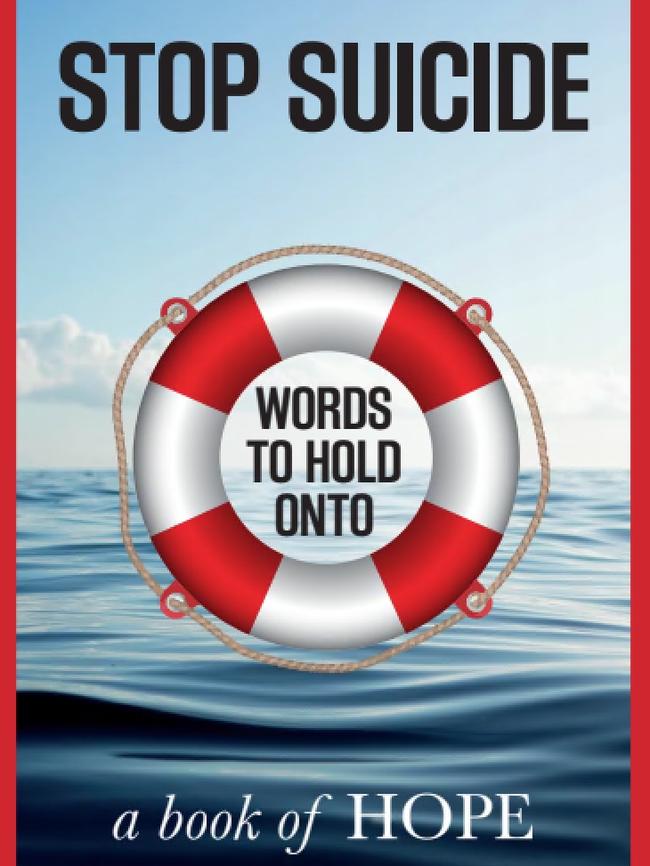 Heather Donaldson's book Stop Suicide. Picture: SUPPLIED