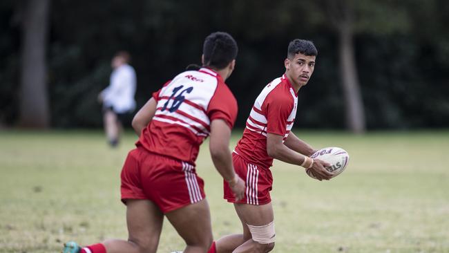 Michael Roberts scored two tries for PBC. Picture: Nev Madsen.