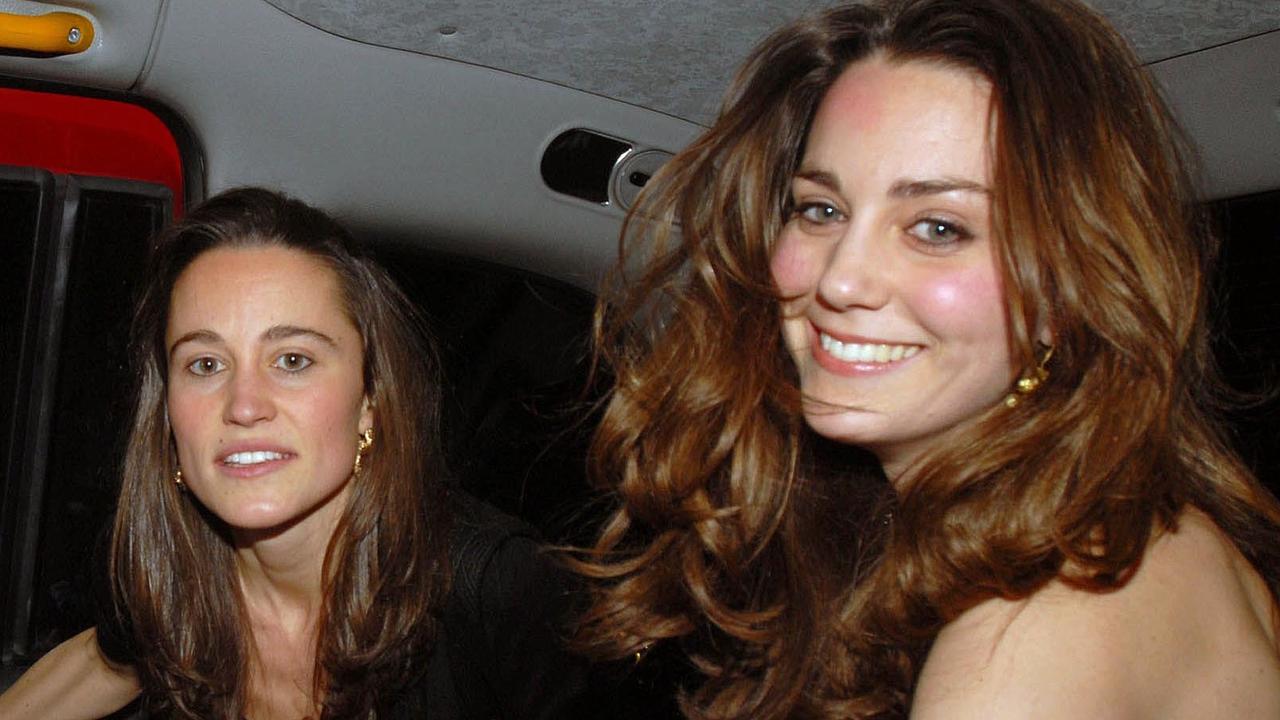 Kate Middleton, in a cab with sister Pippa in 2007, was seen as work-shy by some. Picture: Phil Ramey /X/RameyPix/Corbis via Getty Images