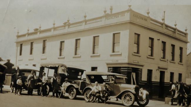 The Corkman Irish pub in the 1940s when it was the Carlton Inn.