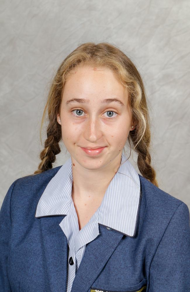 Sacred Heart College Geelong student Bonnie Leslie