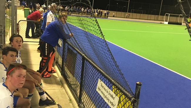 The Pine Rivers St Andrews bench highlighted the tense nature of the final.