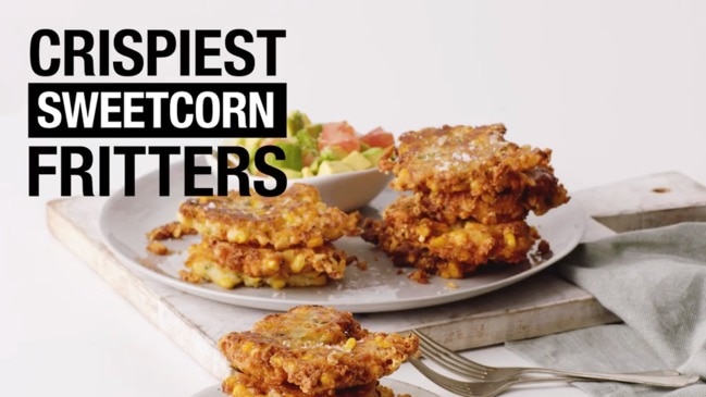 Crispiest sweetcorn fritters