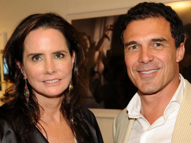 Katie Ford and then-husband Andre Balazs in 2008. Picture: Getty