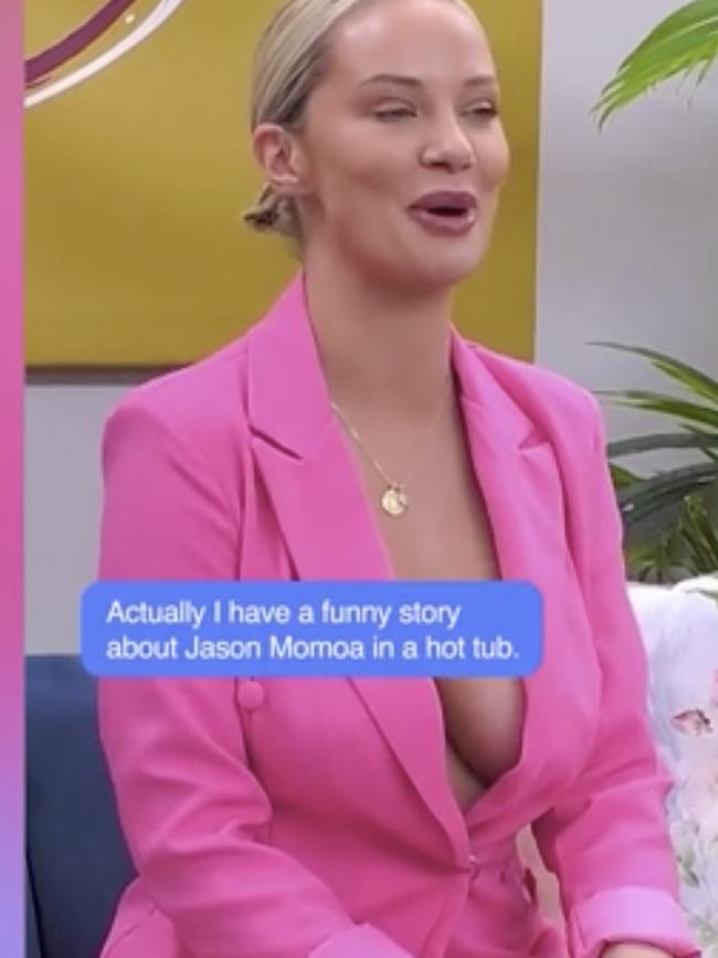 Jessika revealed the hot tub encounter on Celebs Go Dating.