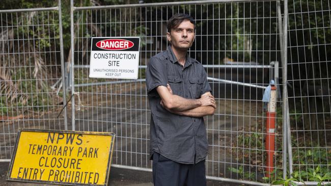 Shaun Davies is opposed to the closure of access to Mount Warning in the Tweed Range in the Northern Rivers region of New South Wales. Picture: Justine Walpole