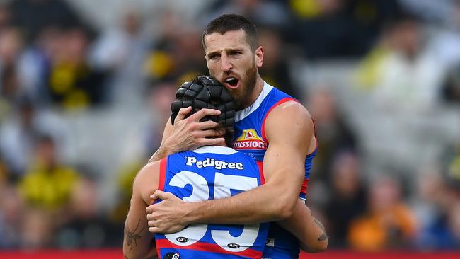 Marcus Bontempelli was best afield for the Dogs. (Photo by Quinn Rooney/Getty Images)