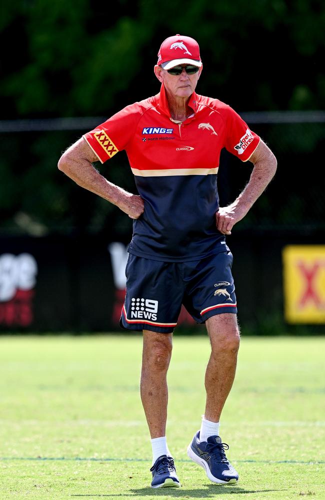 The Dolphins are desperate to keep Wayne Bennett involved at the club. Picture: Getty Images