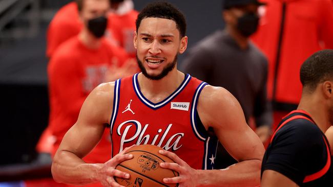 Simmons hasn’t appeared in an NBA game since June 20 last year.