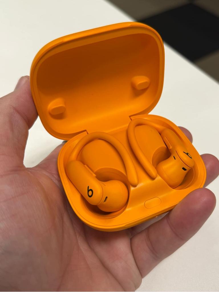 Beats Powerbeats Pro 2 High-Performance Earbuds Electric Orange. Picture: Troy Nankervis