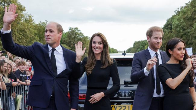 The death of the Queen has brought Harry and Meghan into the royal spotloght again. Picture: Chris Jackson / POOL / AFP