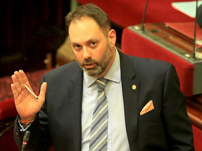 Police to investigate Labor rorts. Philip Dalidakis in the upper house. Picture: Mark Stewart