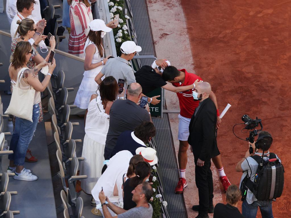 The moment quickly went viral (Photo by Adam Pretty/Getty Images).