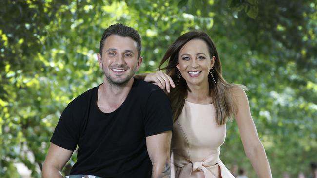 Tommy Little and Carrie Bickmore. Picture: David Caird