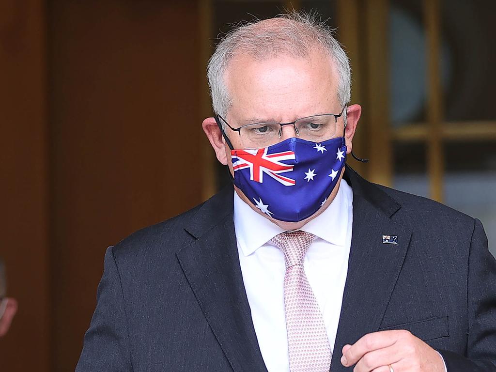 Prime Minister Scott Morrison announced the social media inquiry in November last year. Picture: NCA NewsWire / Gary Ramage