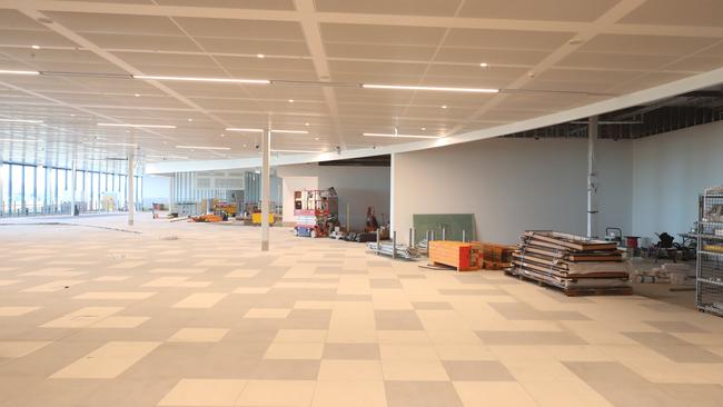 Gold Coast Airport now has the equivalent of two football fields of additional floor area. Picture: Glenn Hampson