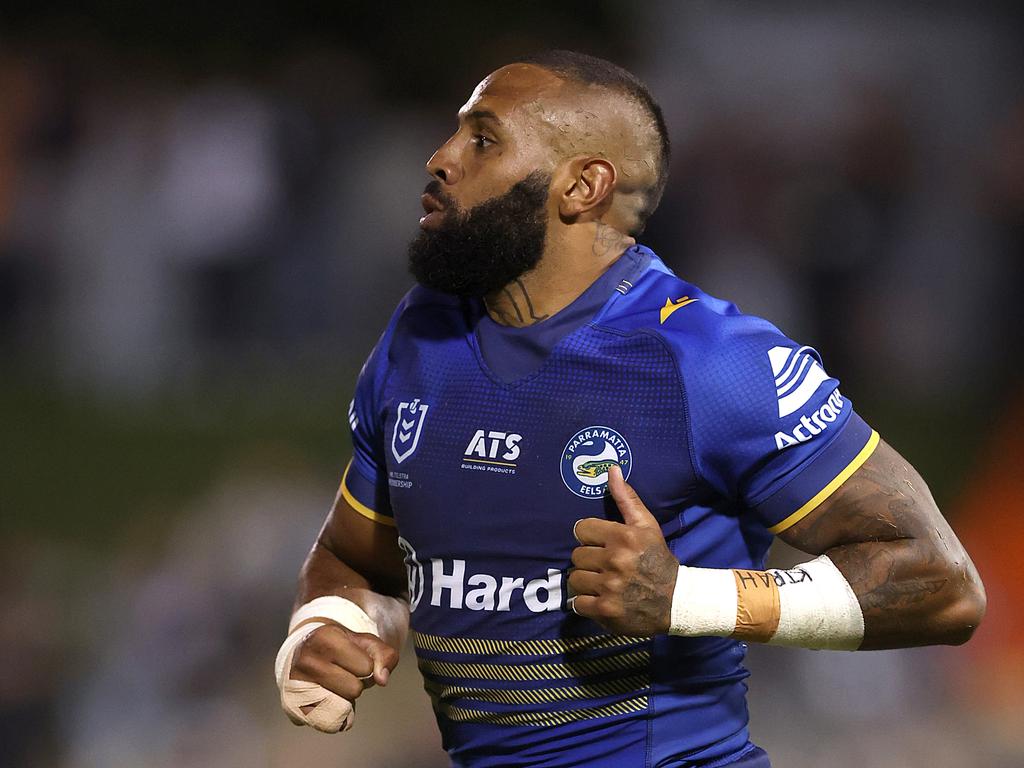 The Eels have four spots up for grabs, with a host of stars unavailable for Round One, including Josh Addo-Carr. Picture: Getty Images