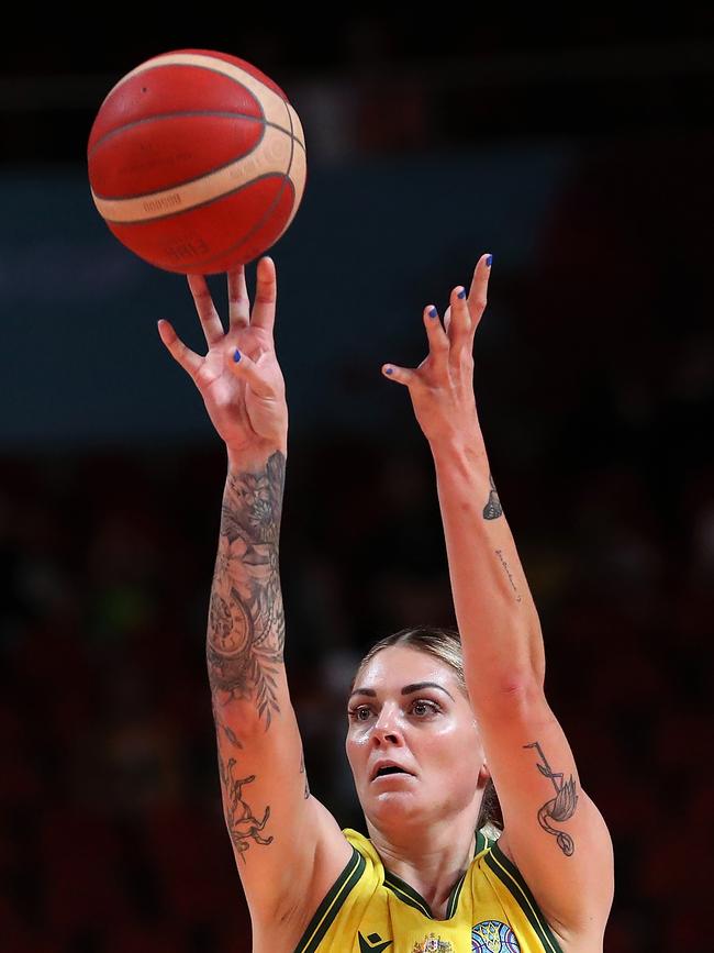 Australian Opals star Cayla George is proud to call Far North Queensland home. Picture: Kelly Defina/Getty Images